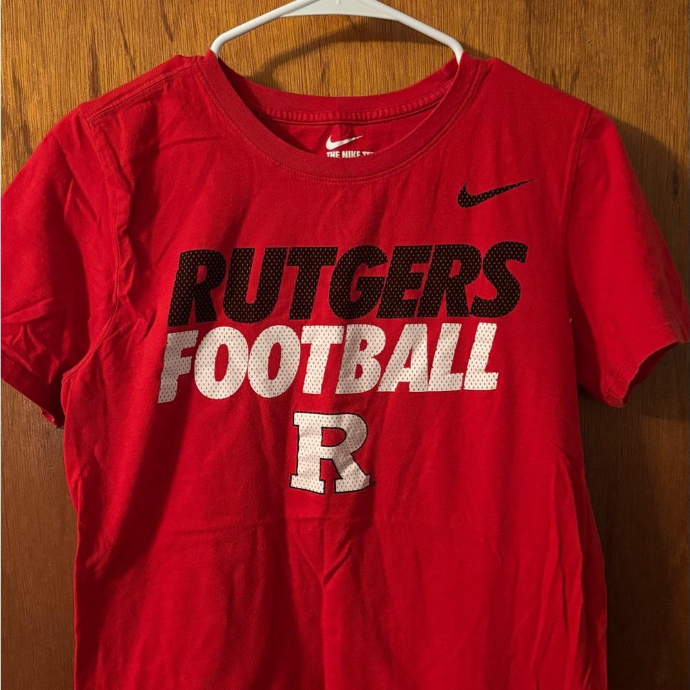 Nike Red Rutgers Football Tee